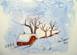 Winterbild Nr. 2 (verkauft)